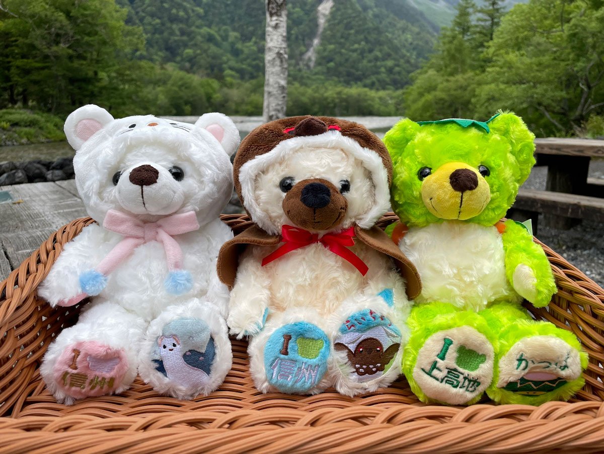 ご当地ベアに「信州雷鳥」が仲間入り！特別セットを数量限定販売