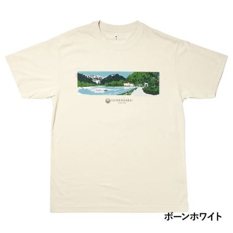 五千尺×モンベル　オリジナルTシャツ [ボーンホワイト]-KAM