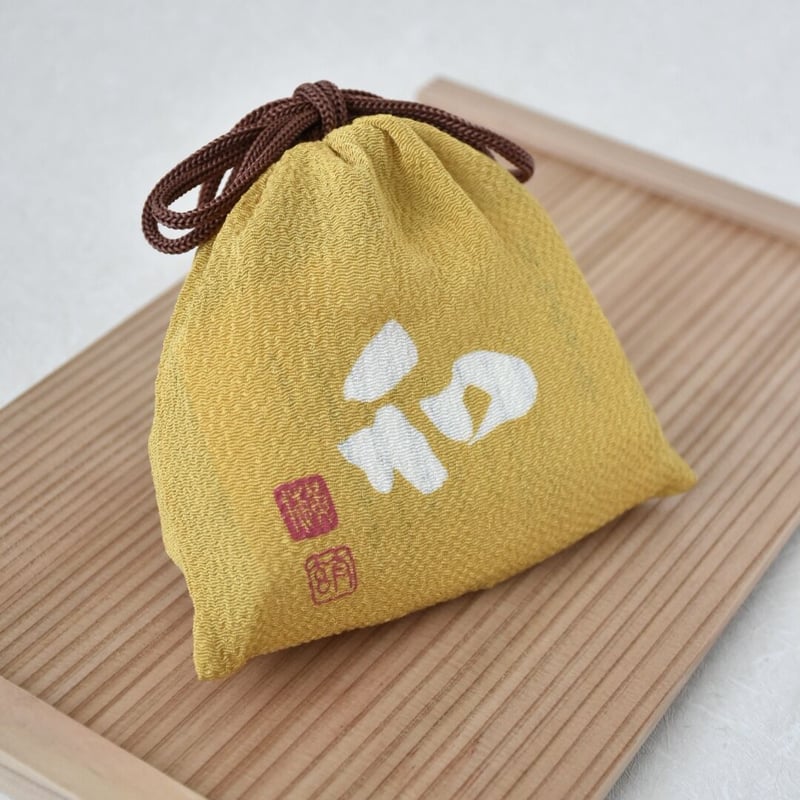 しぼり豆丹波黒大寿 小袋3袋入り「茶 和敬清寂」巾着 単品 | housendo