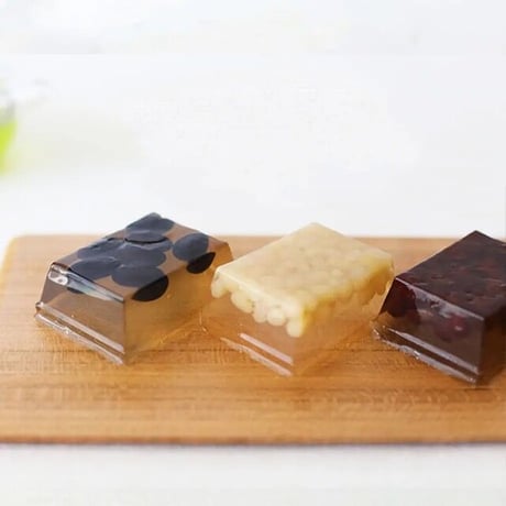 冷菓詰合せ18個入り箱：豆入寒天×9・水ようかん×9