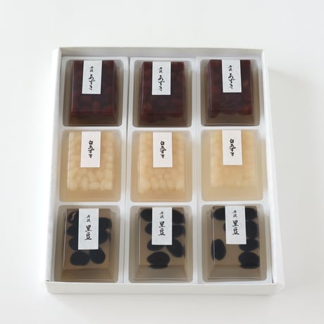 豆入寒天 9個入り箱