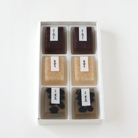 豆入寒天 6個入り箱