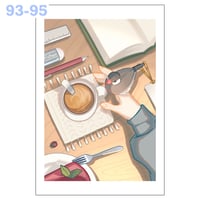 3-93　ポストカード キャラメルミルク 1
