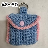 6-48　ミニポーチ（水色）