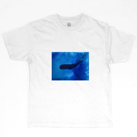 オリジナルデザインTシャツ／The whale is watching