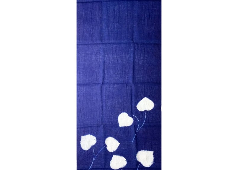 有松絞り手ぬぐい】葵文様 | （株）竹田嘉兵衛商店 笹加ONLINE STORE