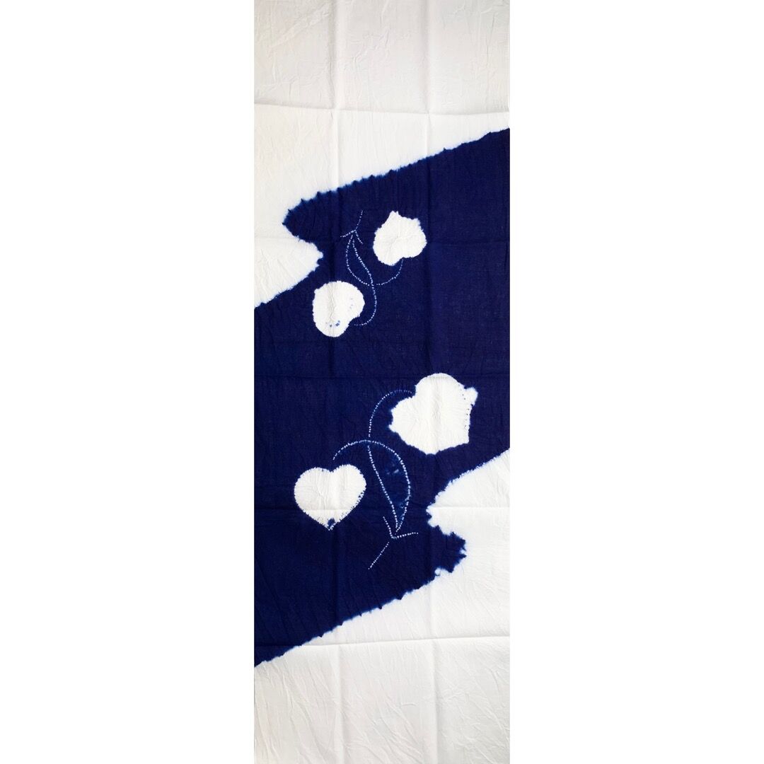 SALE‼️逸品❗️お値下げ　【紋紗織】新品❗️正絹 有松絞り手ぬぐい】葵染め分け | （株）竹田嘉兵衛商店 笹加ONLINE STORE