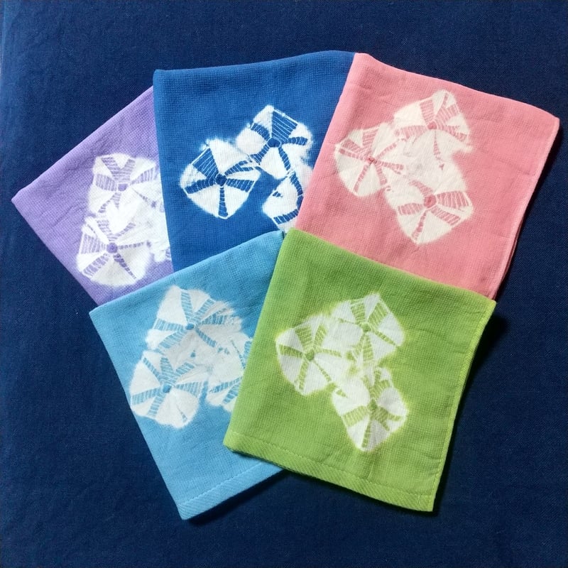 有松絞りハンカチタオル 記念品等 | （株）竹田嘉兵衛商店 笹加ONLINE