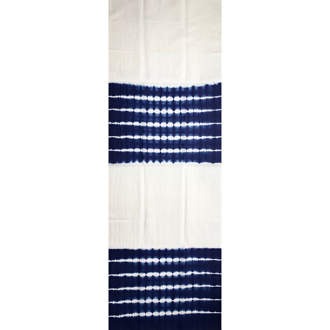 有松絞り古布手ぬぐい 手筋鎧段 | （株）竹田嘉兵衛商店 笹加ONLINE STORE