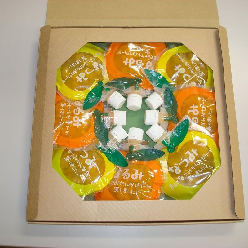 なるみなつみセット パウチインゼリー8個入（贈答用）- 奈良ギフト