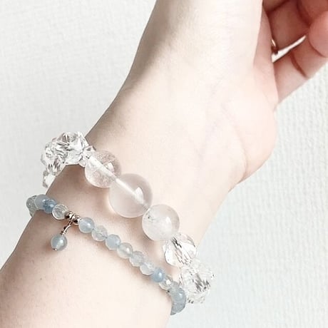 【完売⏩増２】求婚ラブ💙ウェディング👰‍♀️💖🤵‍♂️アクアマリン🐬ブレス💎