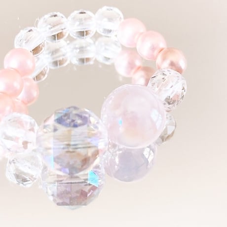 【完売】ソウルメイトの彼の連絡をギュッと引き寄せモルガナイト💖水晶リング！