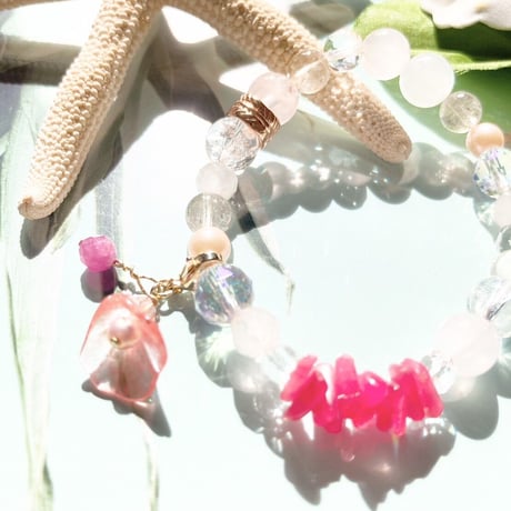【完売】既婚彼から唯一に選ばれ、溺愛されまくる！ハイビスカスブレス🌺