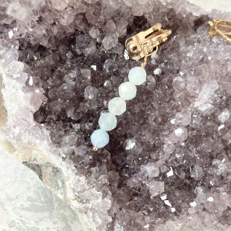 【完売⏩増２】求婚ラブ💙ウェディング👰‍♀️💖🤵‍♂️アクアマリン🐬イヤリング・ピアス💎