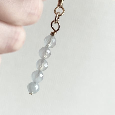 【完売⏩増２】求婚ラブ💙ウェディング👰‍♀️💖🤵‍♂️アクアマリン🐬イヤリング・ピアス💎
