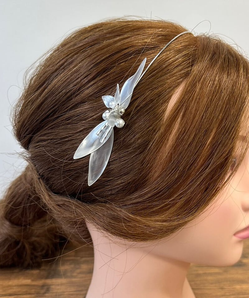 nicocica ニコチカ　カチューシャ　ワイヤー　髪飾り　成人式　卒業式 nicocica ニコチカ ヘアアクセサリー ワイヤーカチューシャ 成人