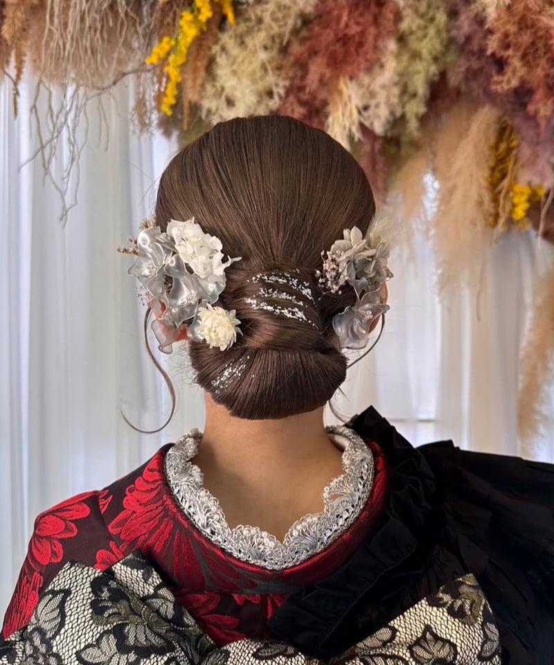 成人式・卒業式・前撮りに｜プリエ-Prier-＜シルバー系＞｜透明感と