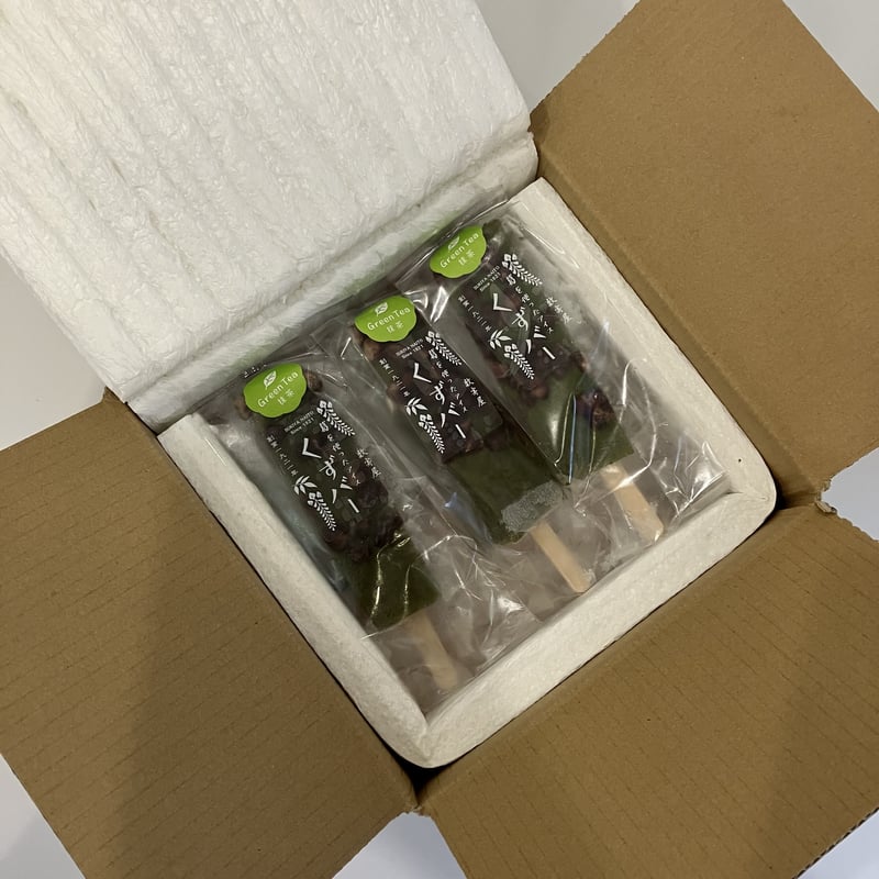 くずバーアイスキャンディ 抹茶味 6本入 | 内藤陶器店