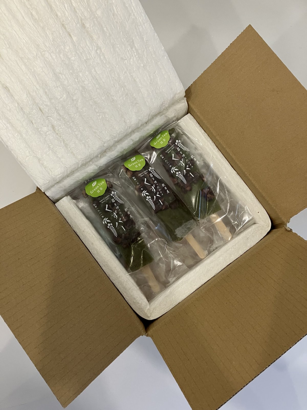 くずバーアイスキャンディ 抹茶味 6本入 | 内藤陶器店
