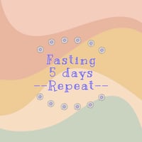 ファスティング　リピート5日間