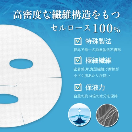 【日本製】ヒアルロン酸保湿マスクケース販売48個入り（240枚）