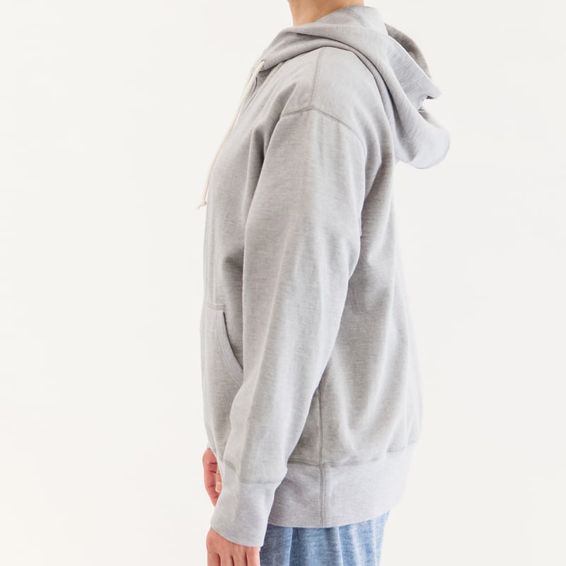 前開きパーカー オーガニックコットン | nui