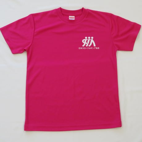 スロージョギングＴシャツ　(トロピカルピンク）