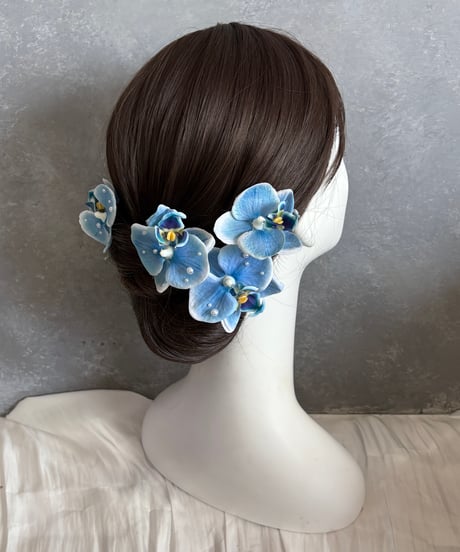 【1週間以内発送】パール胡蝶蘭 light blue