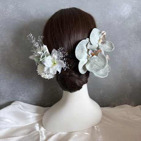 N様order髪飾り♡ na-na 髪飾り専門店 成人式髪飾り 卒業式髪飾り 結婚式髪飾り オーダー