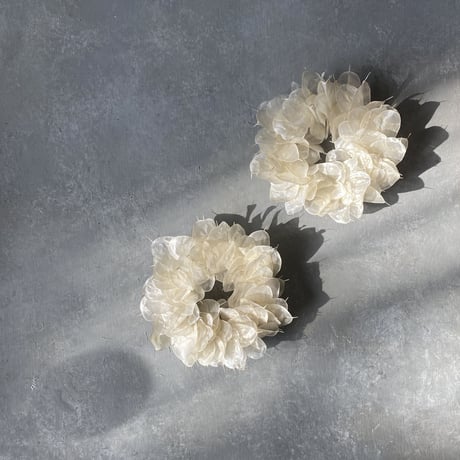 Lunaria  wreath -crystal-