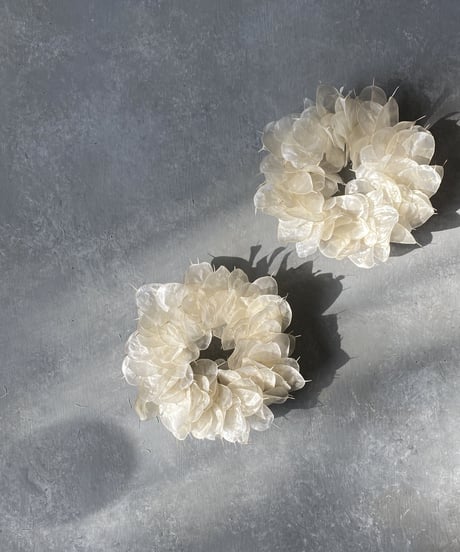 Lunaria  wreath -crystal-