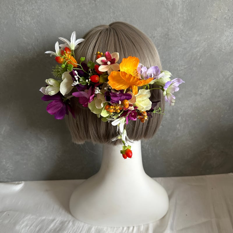 即納 1週間程】生花風ヘッドドレス For adult/kids | Aivy design