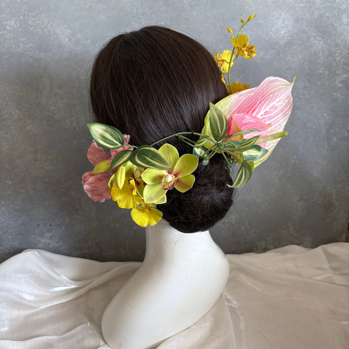 即納 1週間程】生花風髪飾り Z | Aivy design