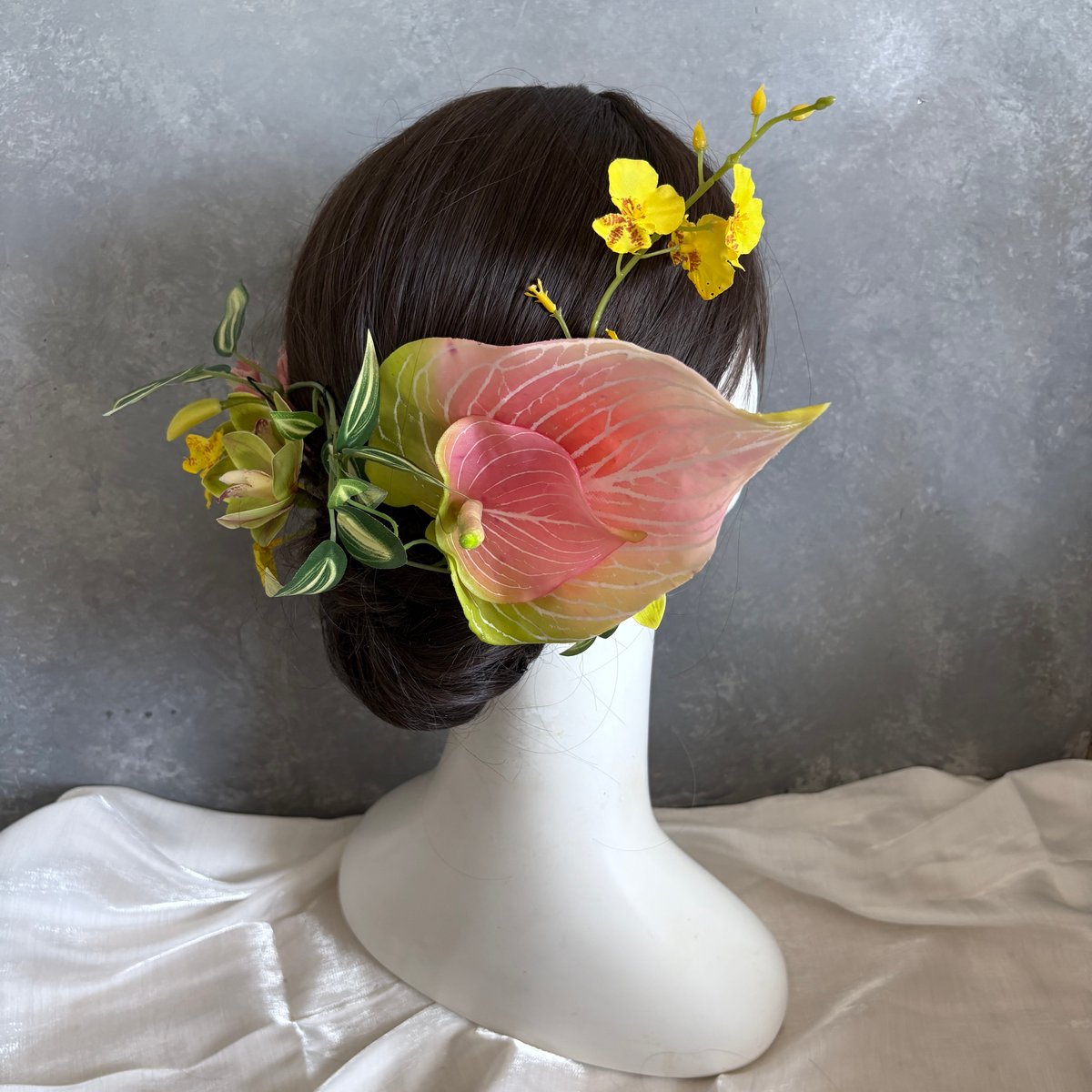 即納 1週間程】生花風髪飾り Z | Aivy design