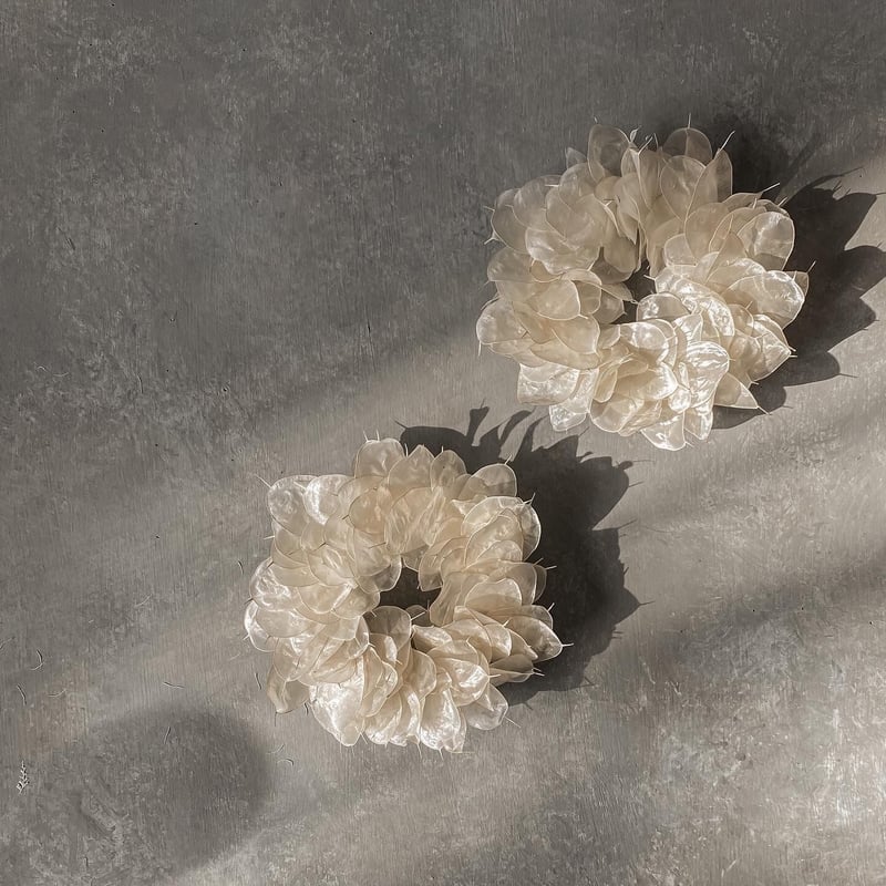 Lunaria wreath -crystal- | Aivy design