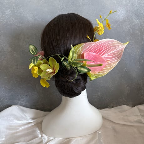即納 1週間程】生花風髪飾り Z | Aivy design