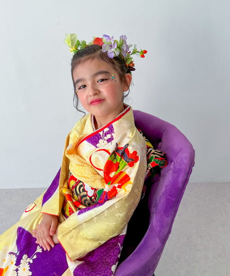 【即納　1週間程】生花風ヘッドドレス For adult/kids