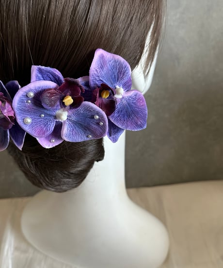 【1週間以内発送】パール胡蝶蘭 blue purple
