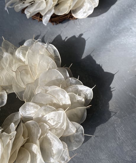 Lunaria  wreath -crystal-