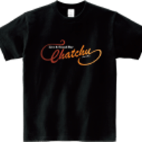 品番【 TC-04 】Chatchu Tシャツ「ブラック」～ロゴバック無し