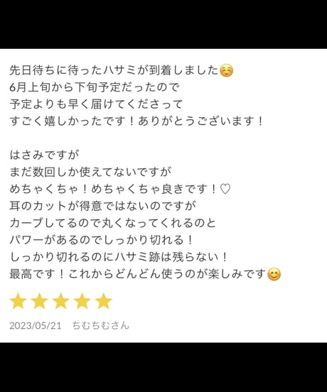 【人気no.1】ブルーベル　跡がつきにくい万能シザー