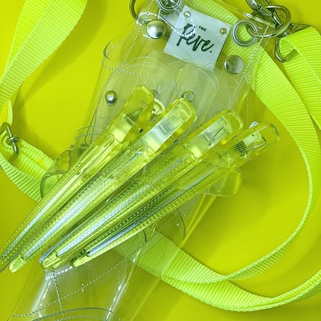 Reve シザーケース クリア ビニール pvc 透明 スケルトン PVC 透明