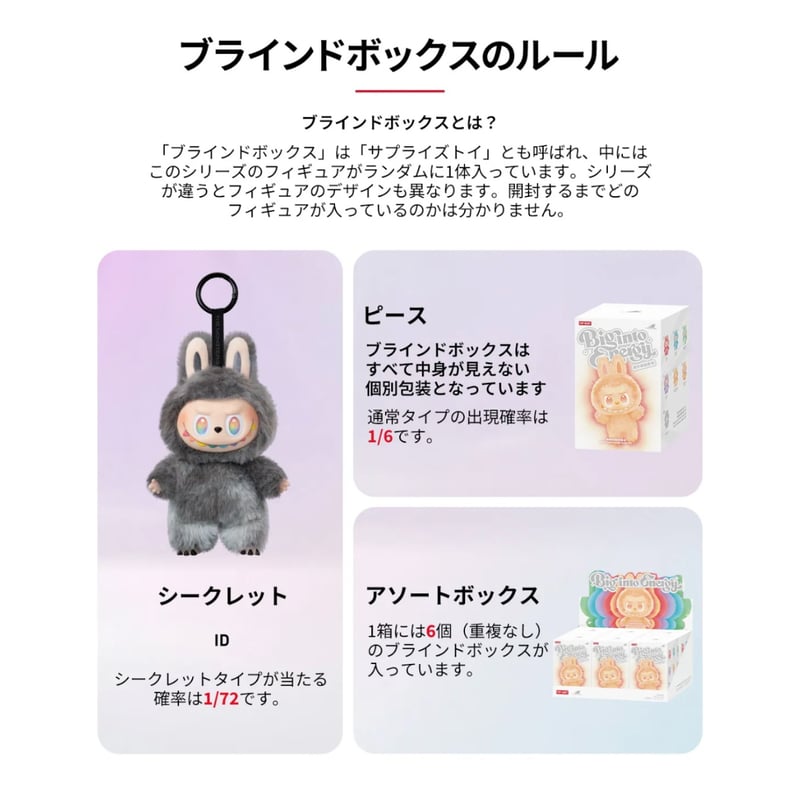 POPMART LABUBU THE MONSTERS Big into Energy アソー