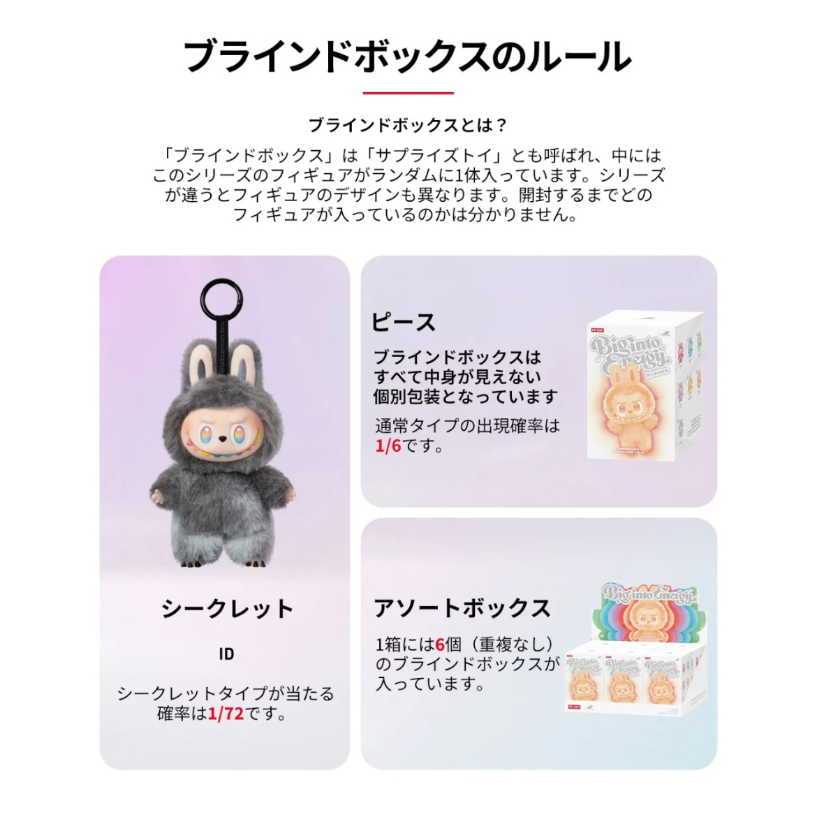 POPMART LABUBU THE MONSTERS Big into Energy アソー