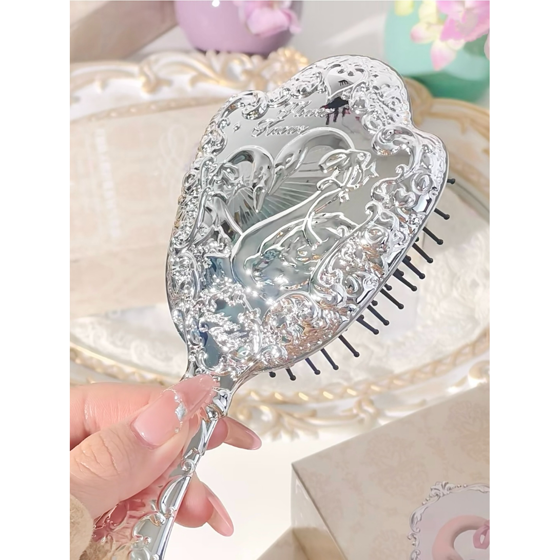 数量限定】FlowerKnowsフラワーノーズ スワンバレエヘアブラシ 数量限定】FlowerKnowsフラワーノーズ スワンバレエヘアブラシ