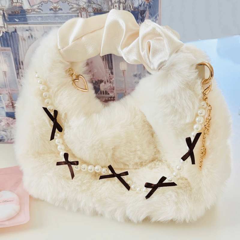 数量限定】FlowerKnowsフラワーノーズ もこもこファーバッグ | C♡C