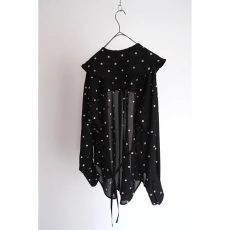 Confetti blouse / black