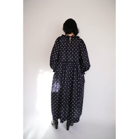 Sister  /  polkadot　Navy