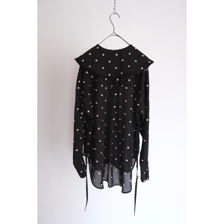 Confetti blouse / black