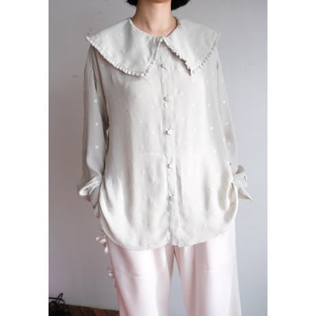 Confetti blouse/ green